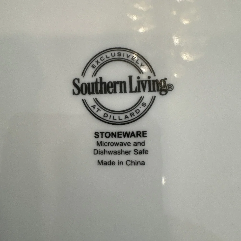 Set of 2 Southern Living Holiday Classic Santa Salad Plates NIB